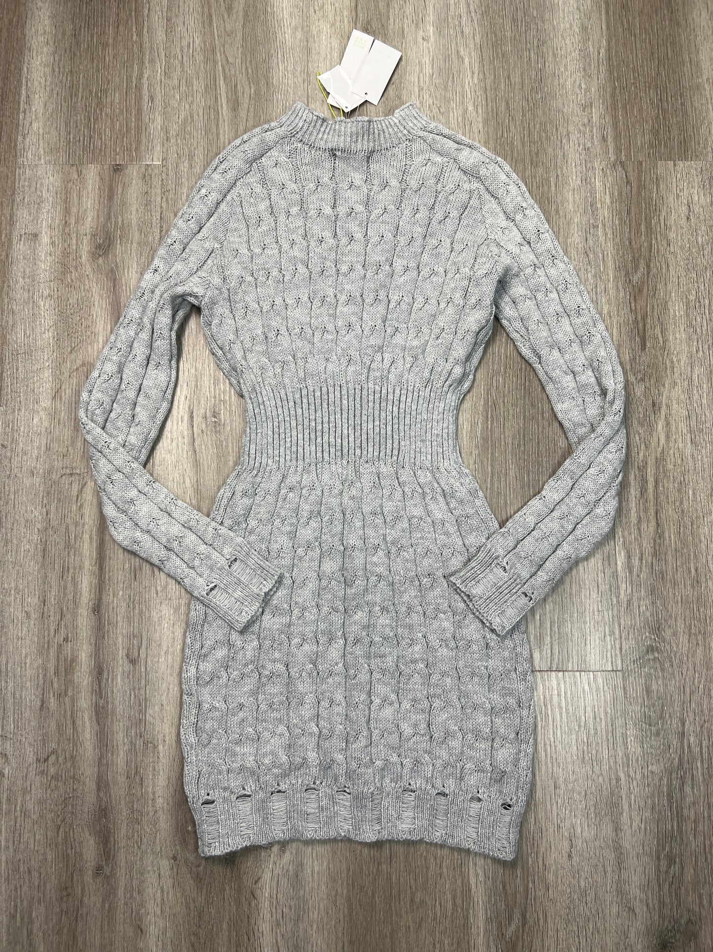 Dress Sweater By Good Luck Gem In Grey, Size: S