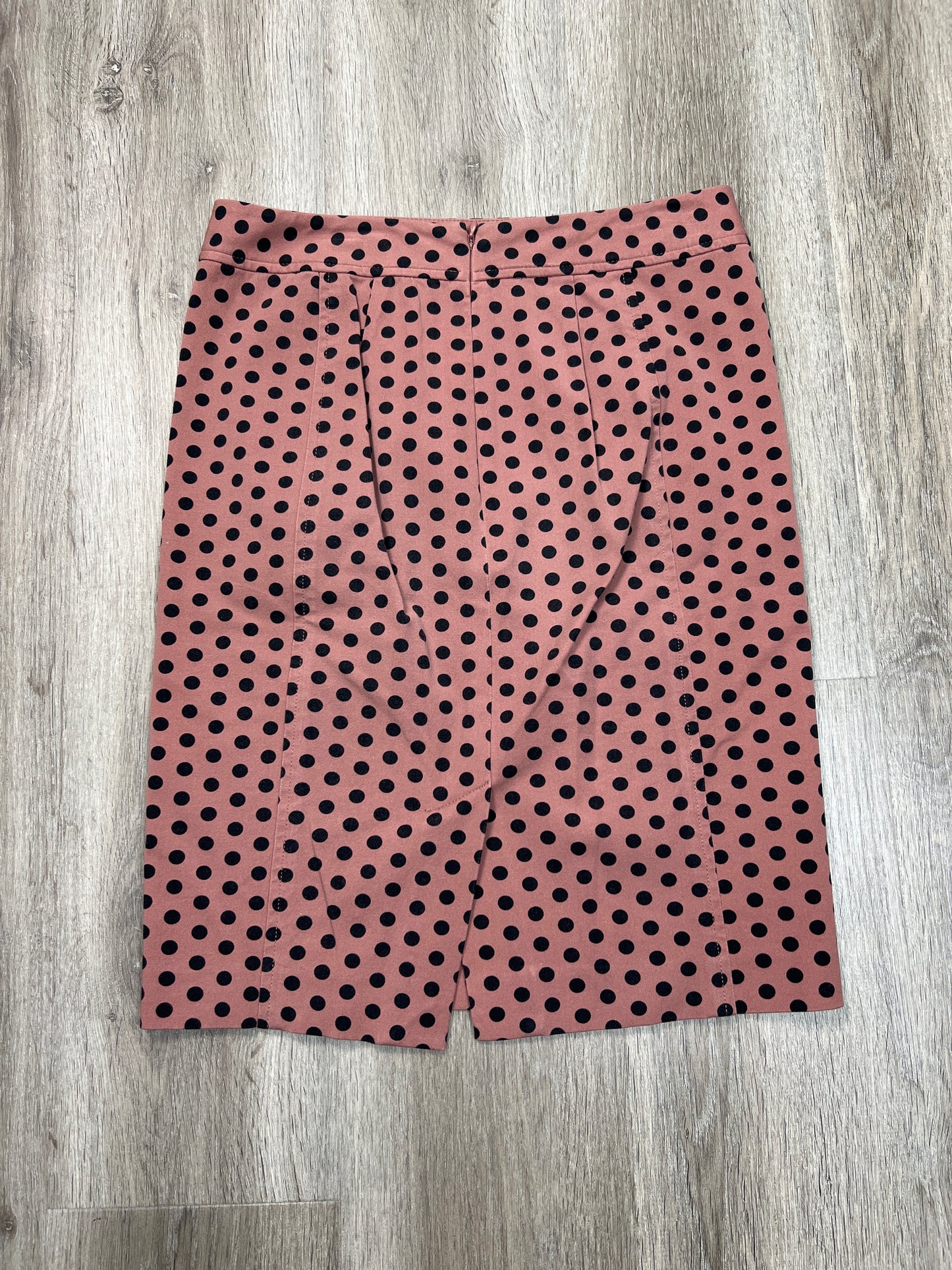 Skirt Midi By Loft In Polkadot Pattern, Size: Xs