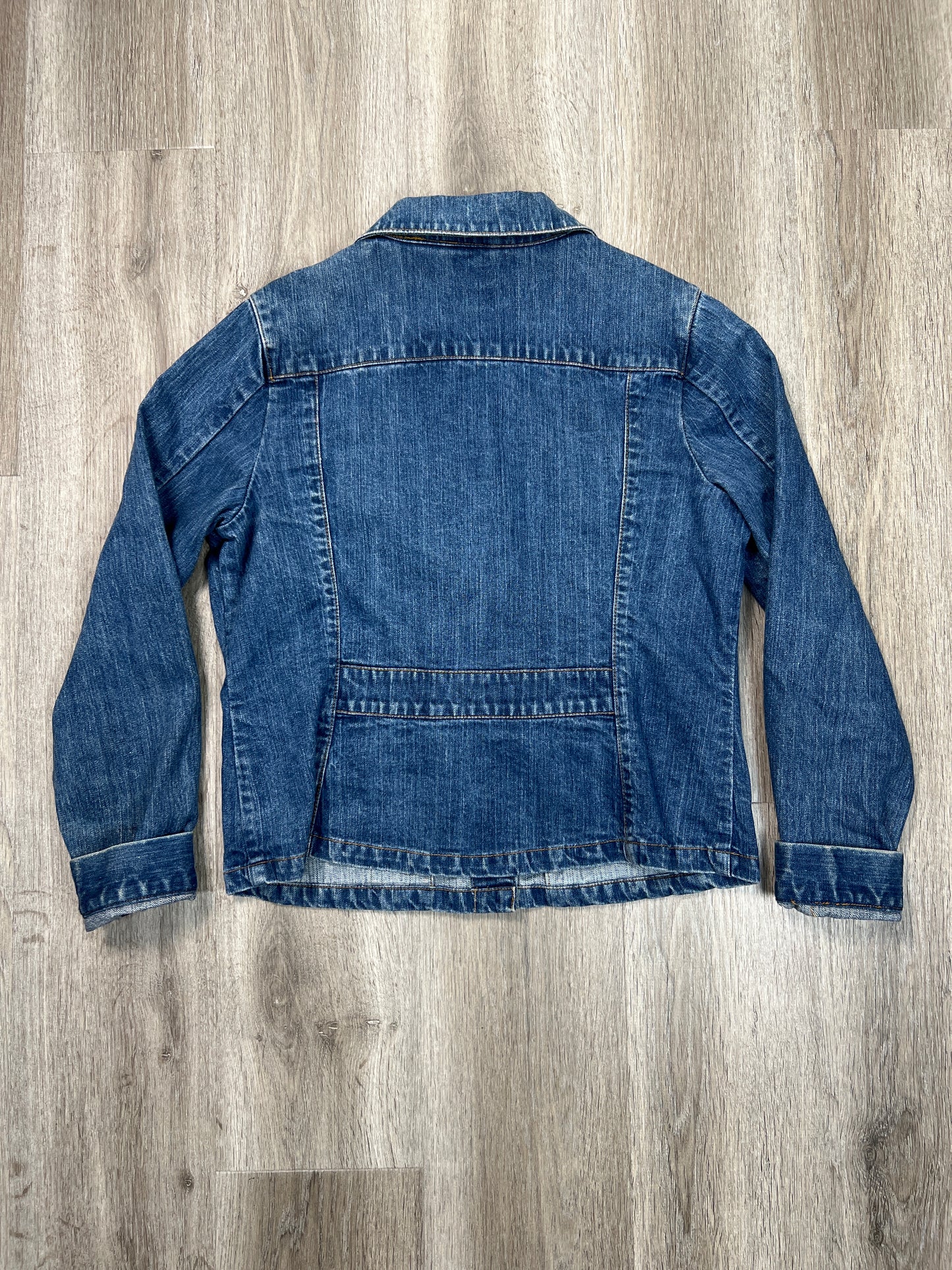 Jacket Denim By Falls Creek In Blue Denim, Size: L