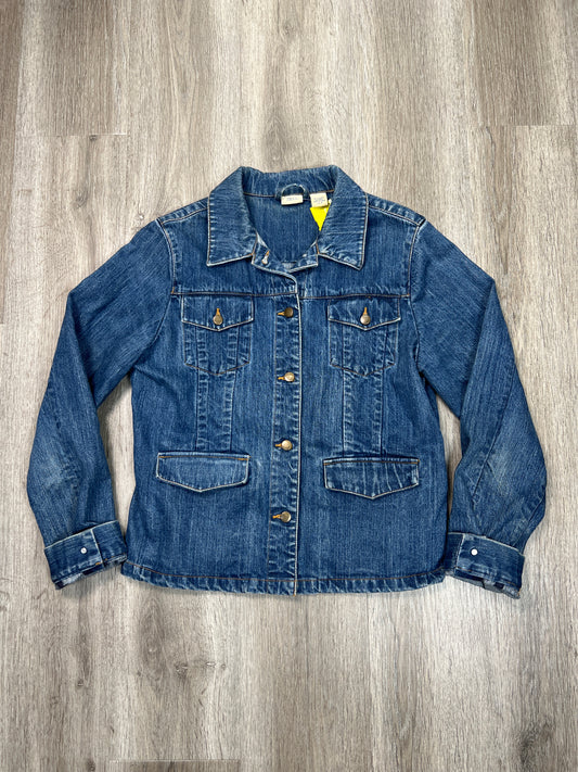 Jacket Denim By Falls Creek In Blue Denim, Size: L