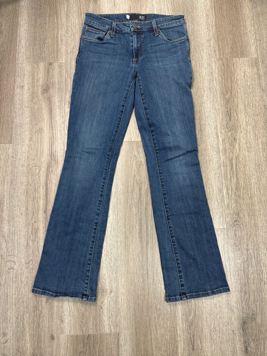 Jeans Boot Cut By Kut In Blue Denim, Size: 0