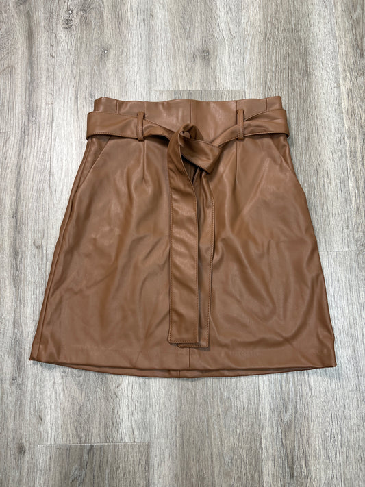 Skirt Mini & Short By Banana Republic In Brown, Size: Xs