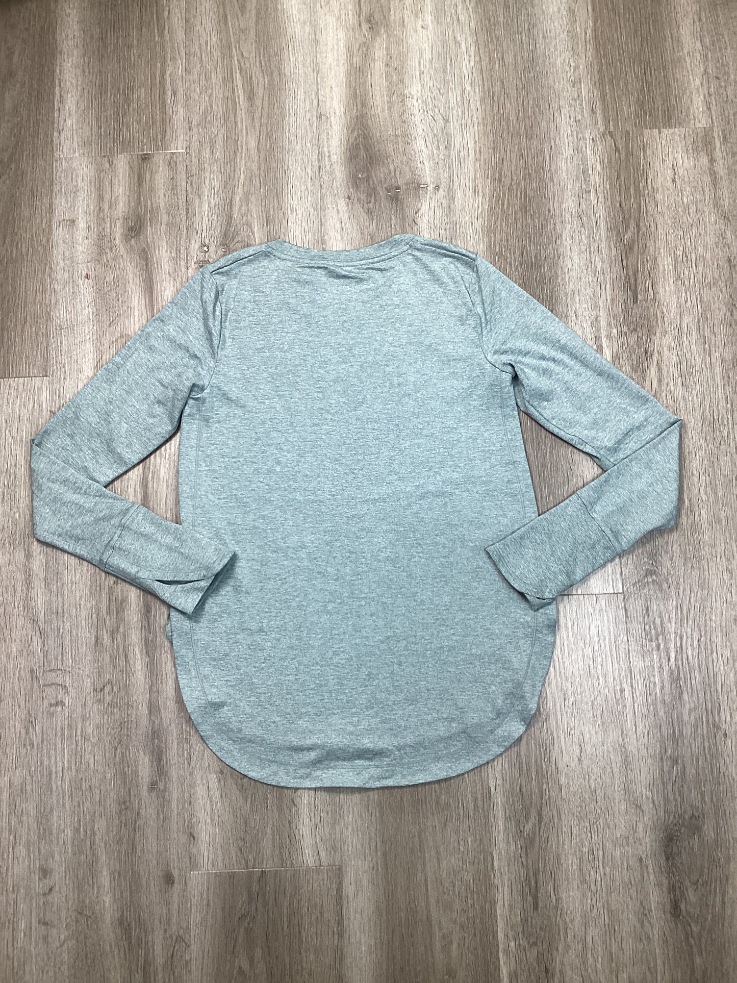 Athletic Top Long Sleeve Crewneck By Athleta In Green, Size: Xs