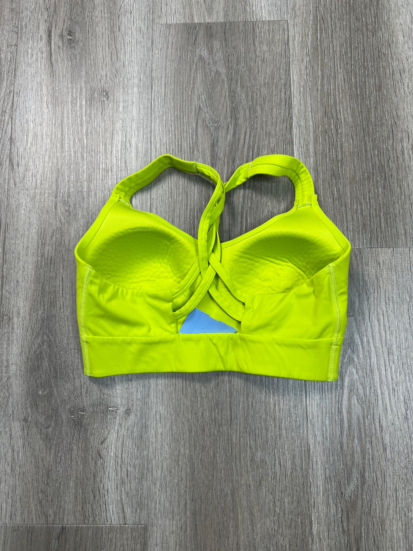 Athletic Bra By Clothes Mentor In Yellow, Size: Xs