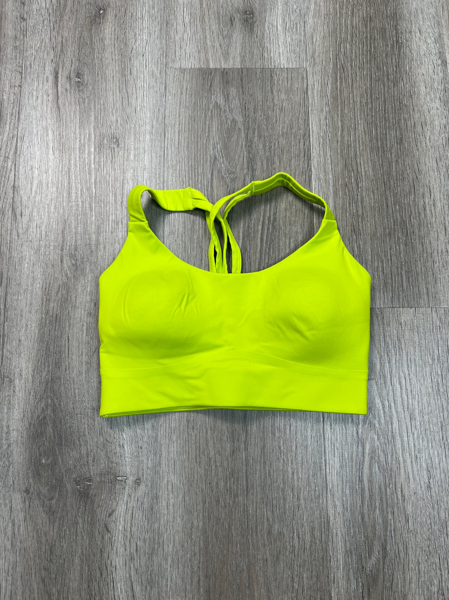 Athletic Bra By Clothes Mentor In Yellow, Size: Xs