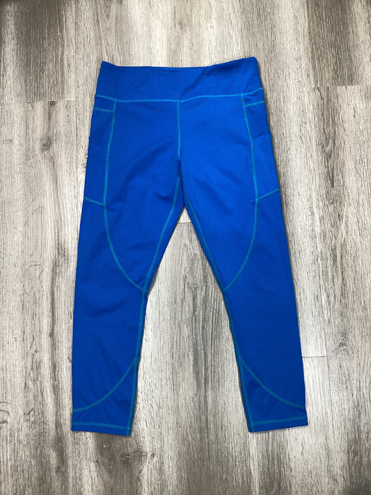 Athletic Leggings By Zyia In Blue, Size: L