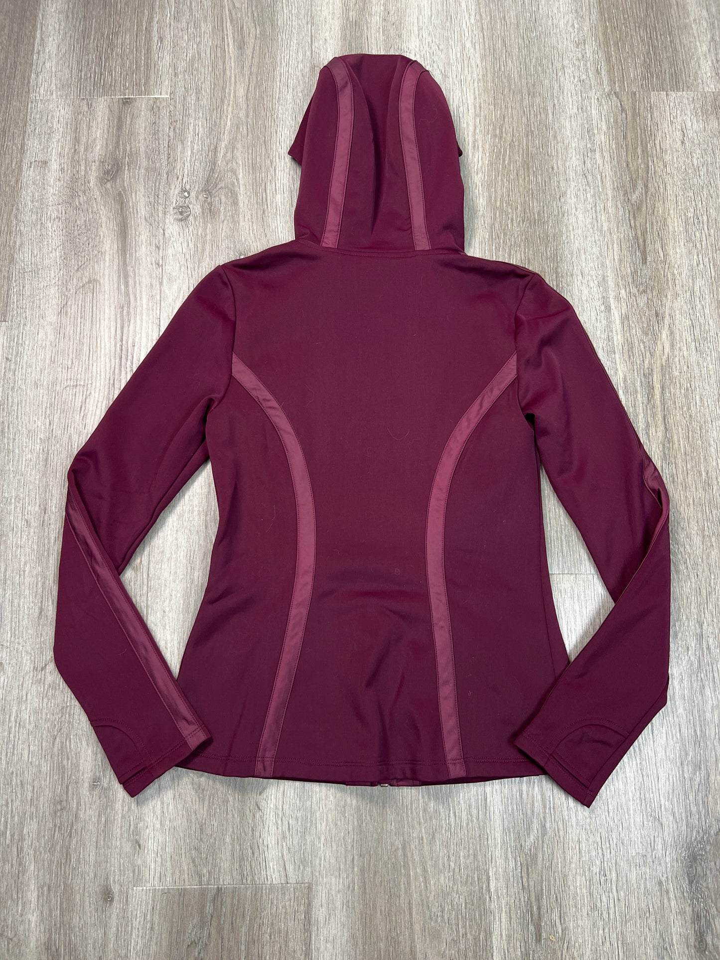 Athletic Jacket By Athleta In Maroon, Size: Xs