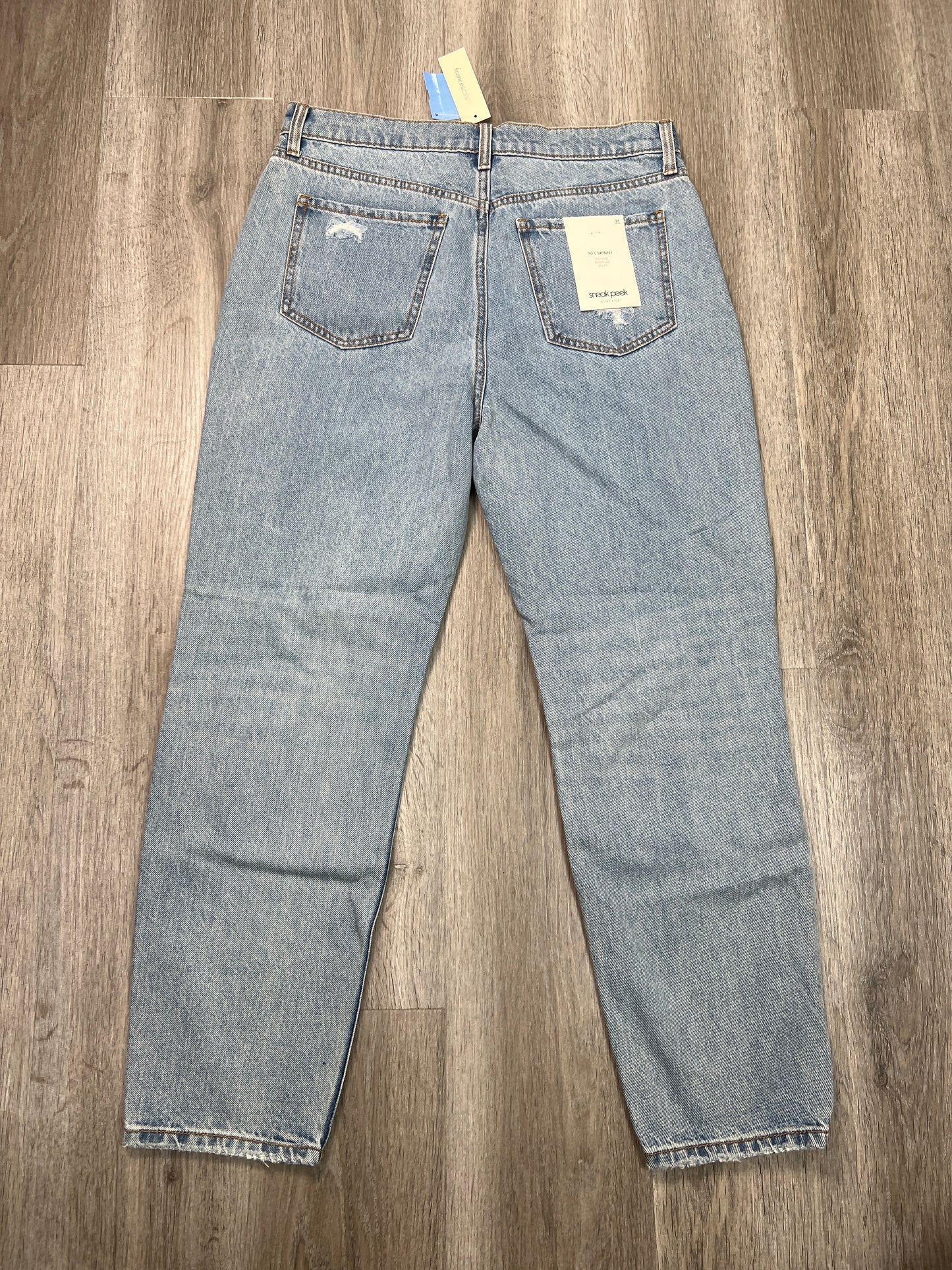 Jeans Straight By Sneak Peek In Blue Denim, Size: 12