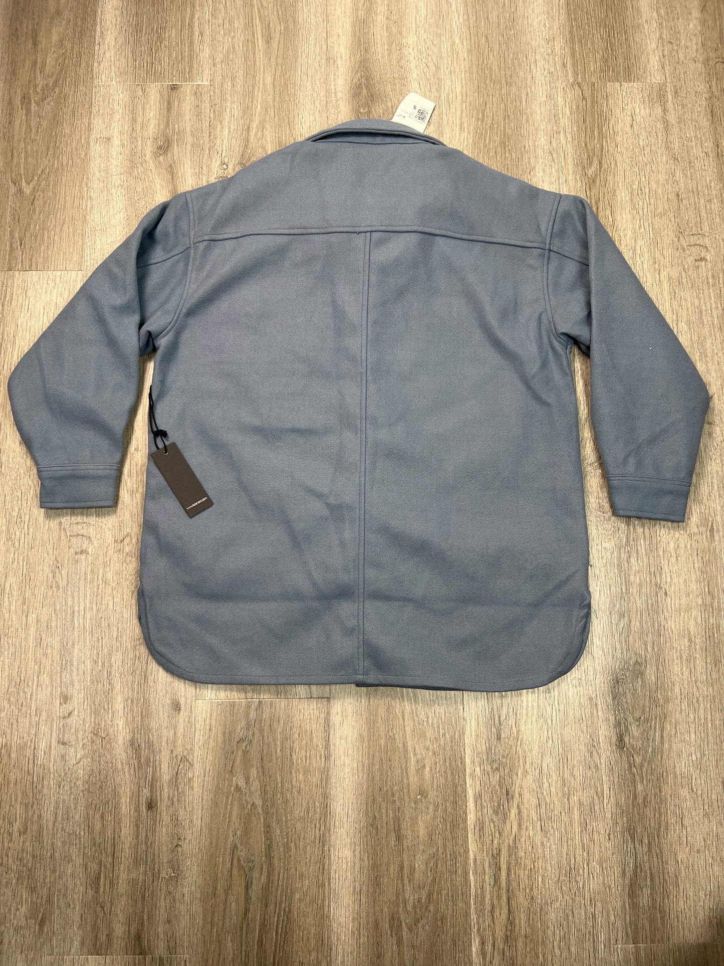 Jacket Shirt By Forever 21 In Blue, Size: S