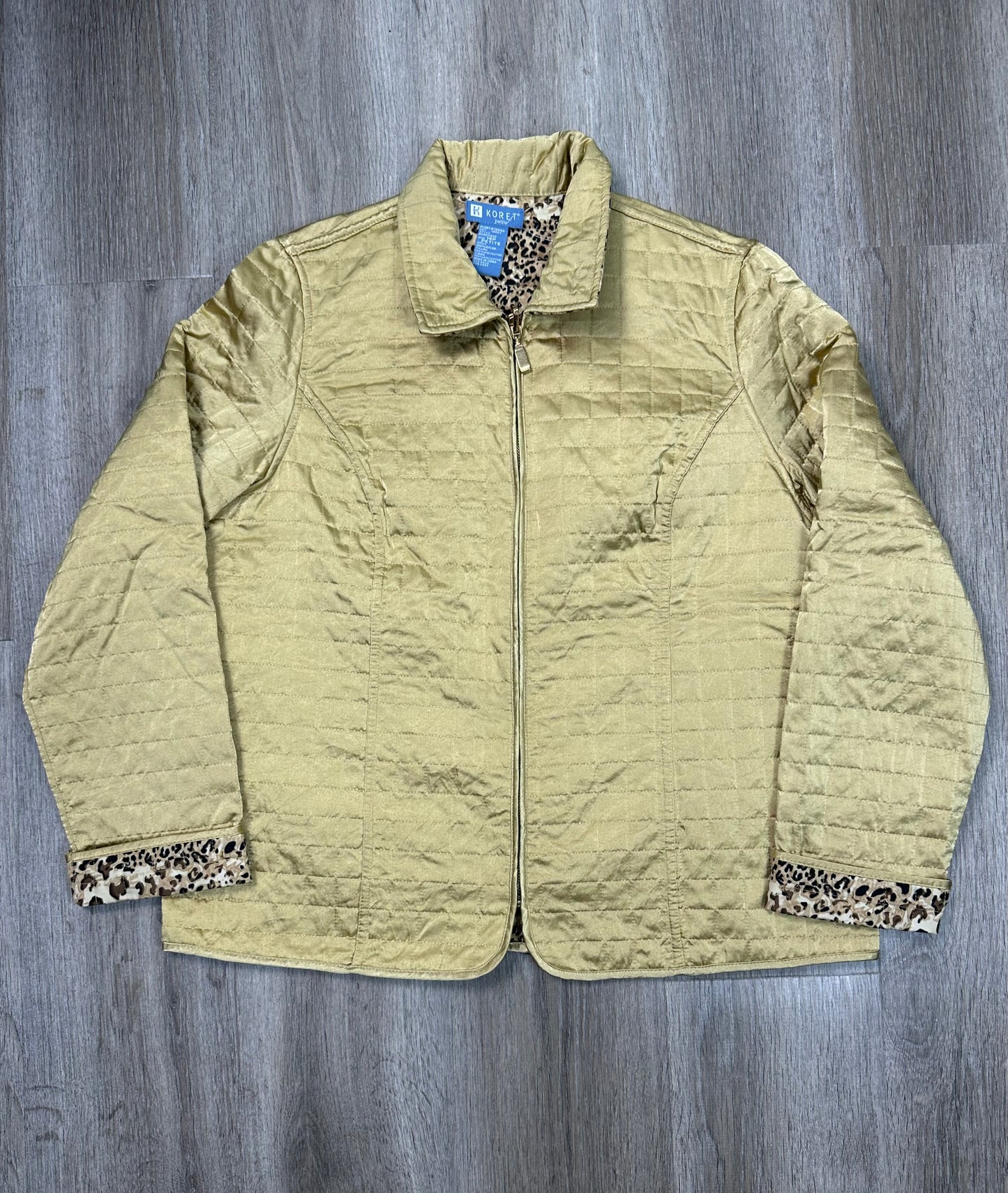 Jacket Other By Koret In Gold, Size: Lp