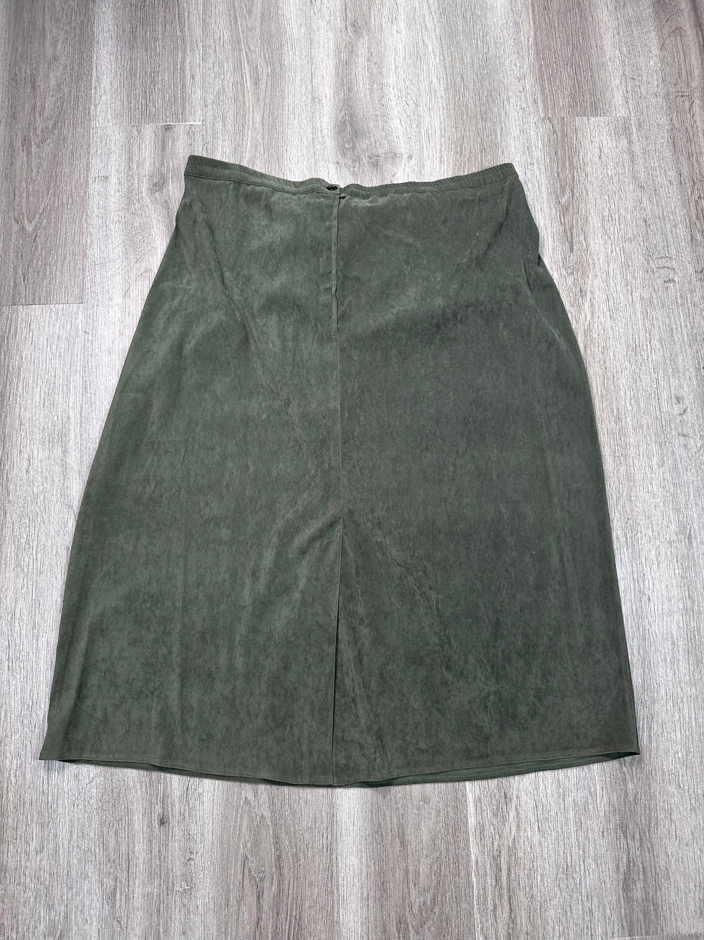 Skirt Midi By Nouveau In Green, Size: 5x