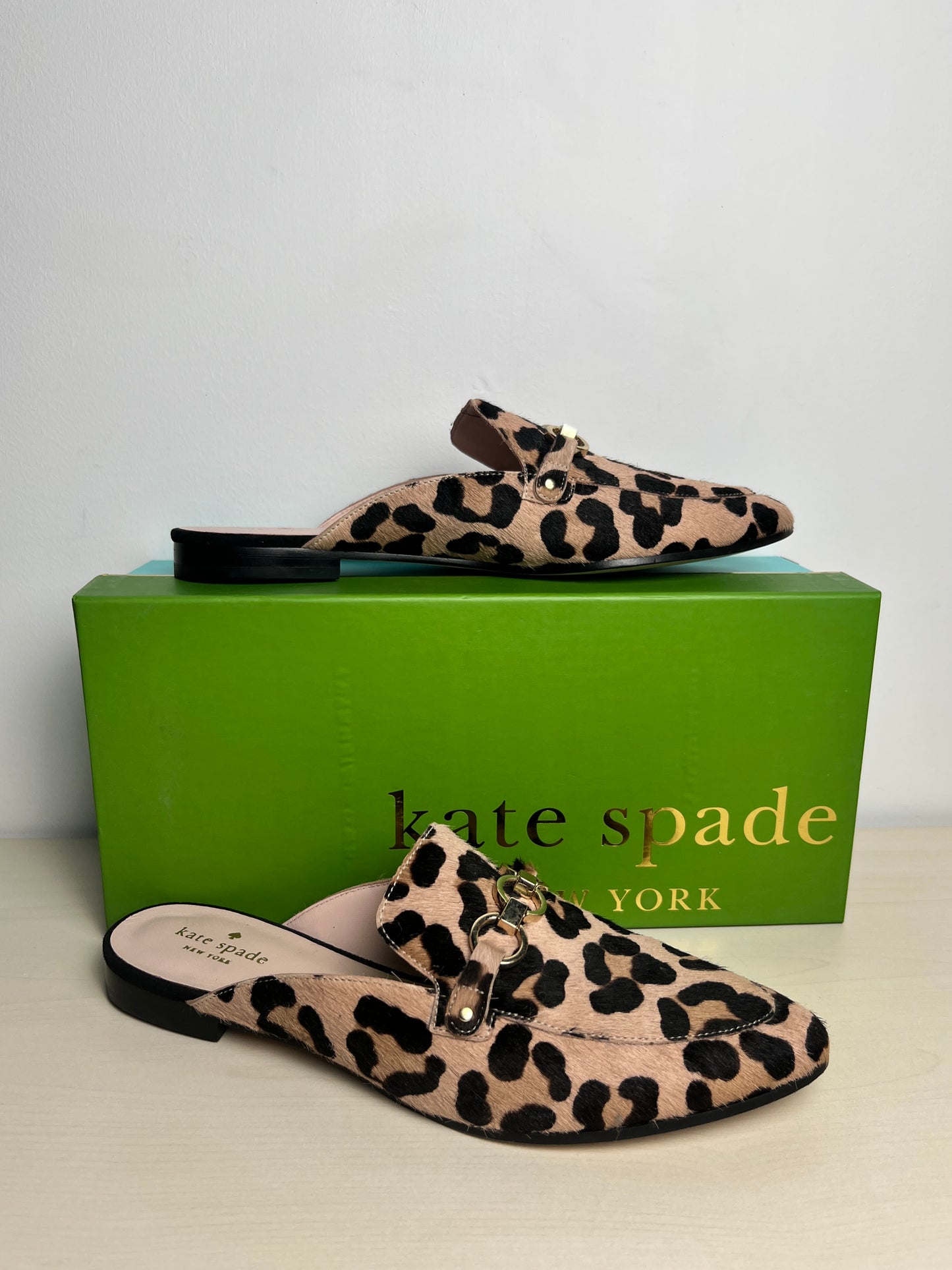 Shoes Designer By Kate Spade In Animal Print, Size: 9.5