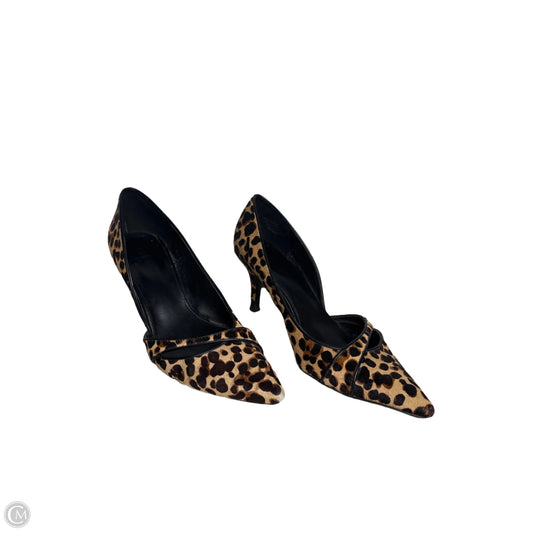 Shoes Heels Stiletto By Nine West In Animal Print, Size: 9.5