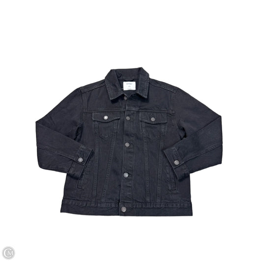 Jacket Denim By Old Navy In Black Denim, Size: L