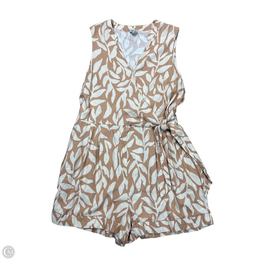 Romper By A New Day In Tan, Size: L