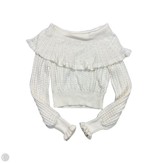 Top Long Sleeve By blue blush In Cream, Size: S