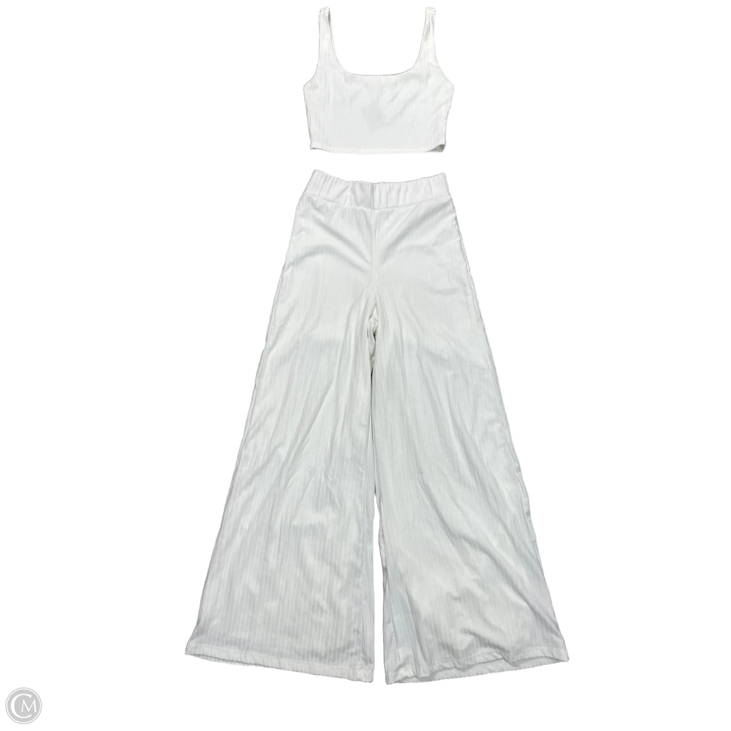 Pants Set 2pc By OLIA In White, Size: S