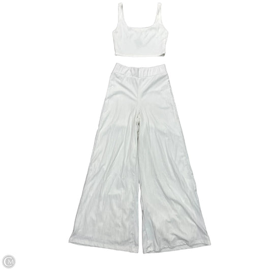 Pants Set 2pc By OLIA In White, Size: S