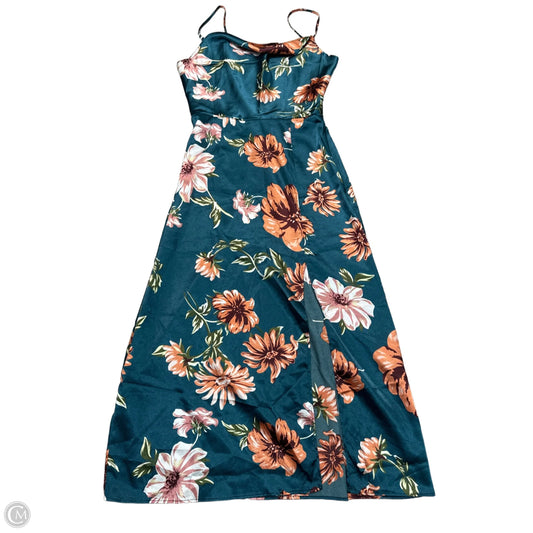 Dress Casual Midi By Shein In Floral Print, Size: S