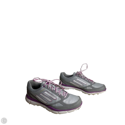 Shoes Athletic By Adidas In Grey, Size: 8