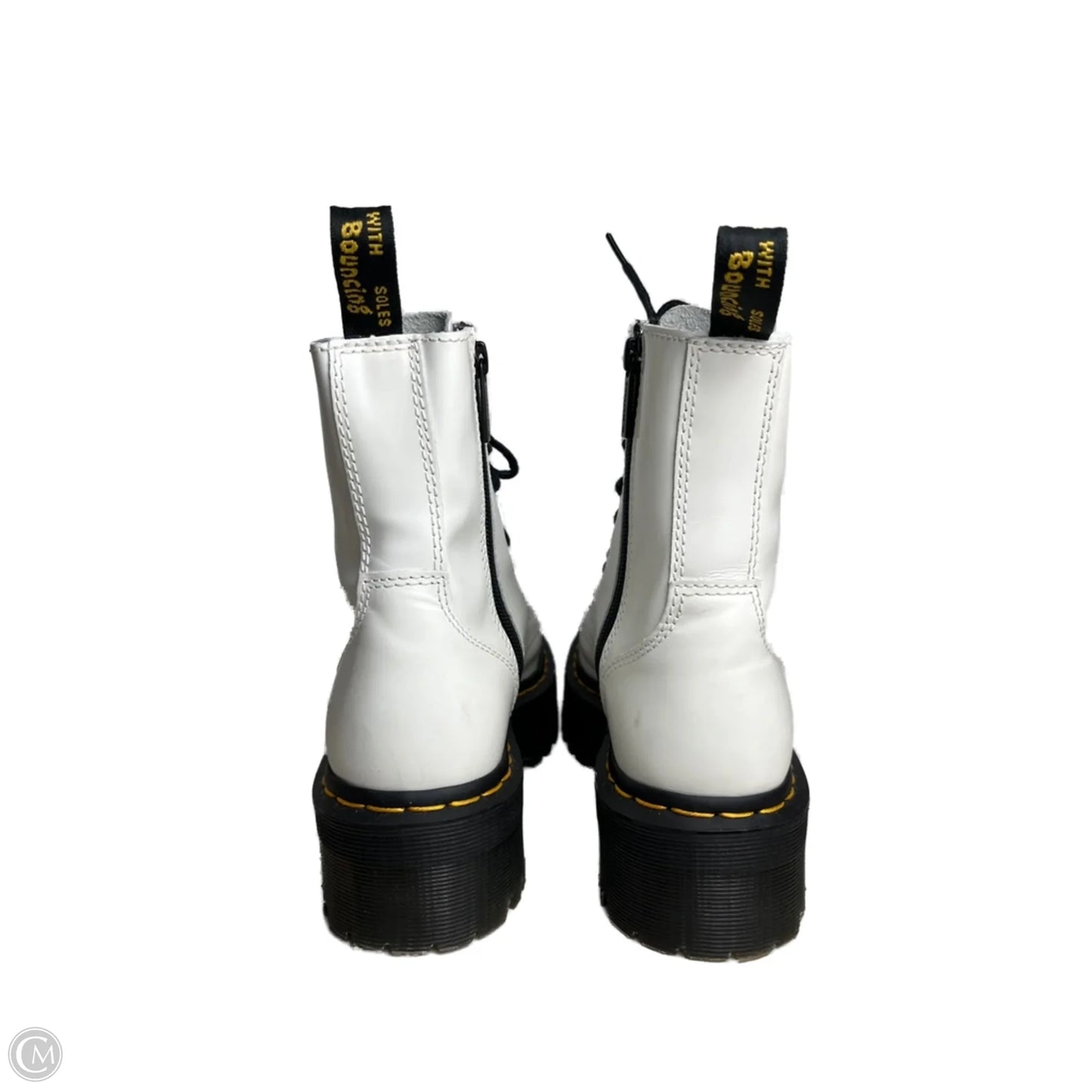 Boots Combat By Dr Martens In White, Size: 7