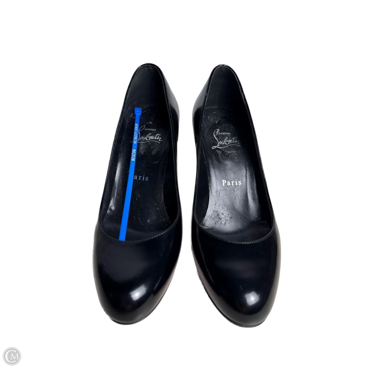 Shoes Luxury Designer By Christian Louboutin In Black, Size: 6
