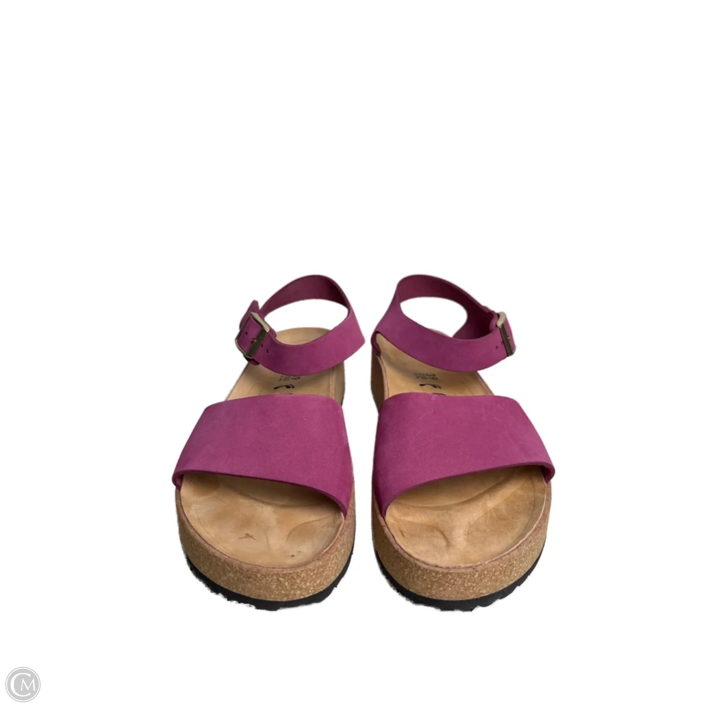 Sandals Heels Platform By Birkenstock In Pink, Size: 8