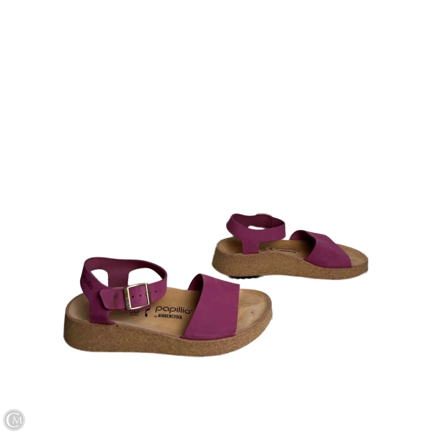 Sandals Heels Platform By Birkenstock In Pink, Size: 8