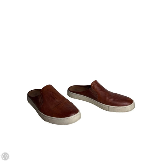 Shoes Designer By Frye In Tan, Size: 10