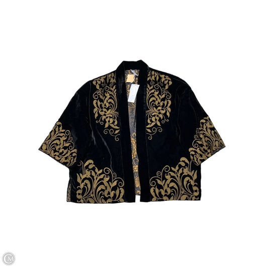 Cardigan By Chicos In Black & Brown, Size: M