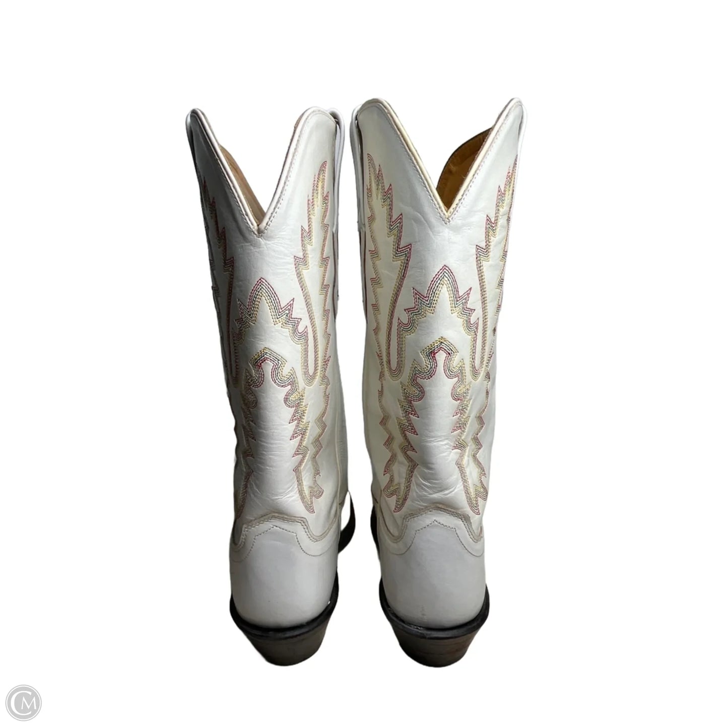 Boots Western By Old West In White, Size: 10