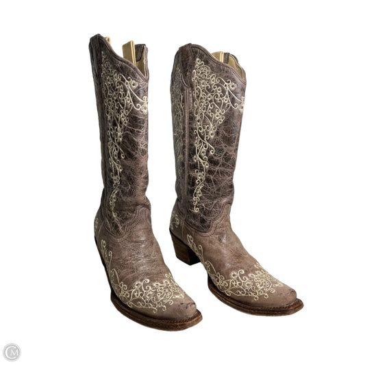 Boots Western By Corral In Brown, Size: 8.5