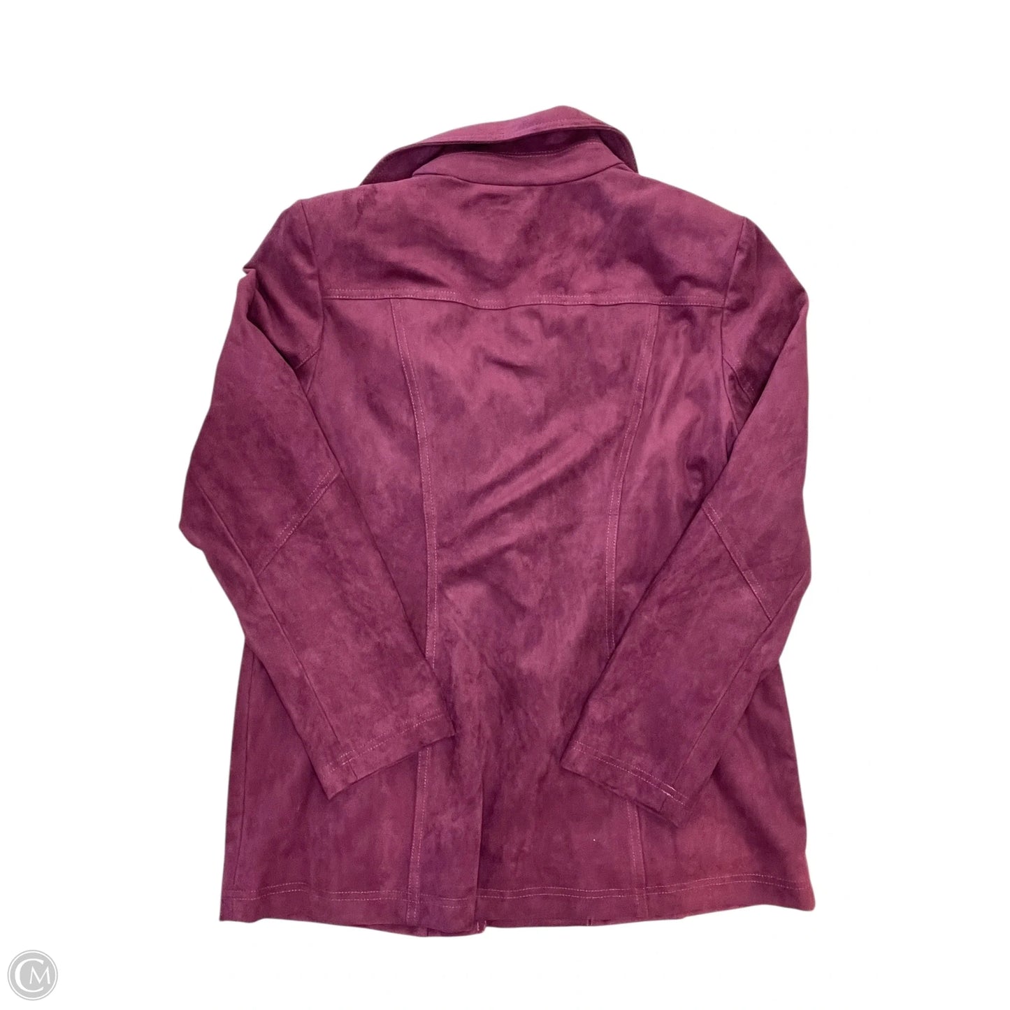 Jacket Moto By Chicos In Purple, Size: M