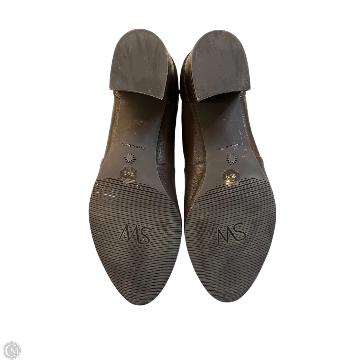 Boots Designer By Stuart Weitzman In Brown, Size: 6.5