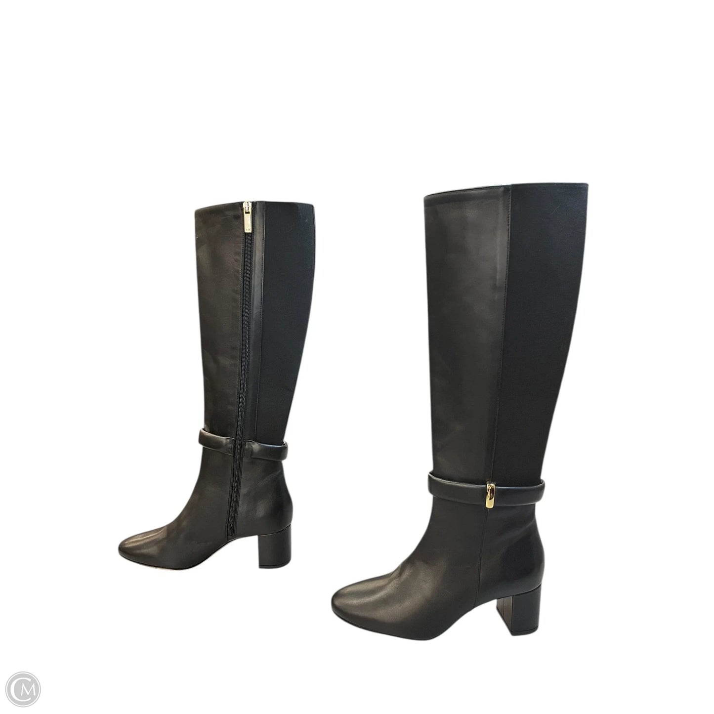 Boots Knee Heels By Bruno Magli Shoes In Black, Size: 6.5