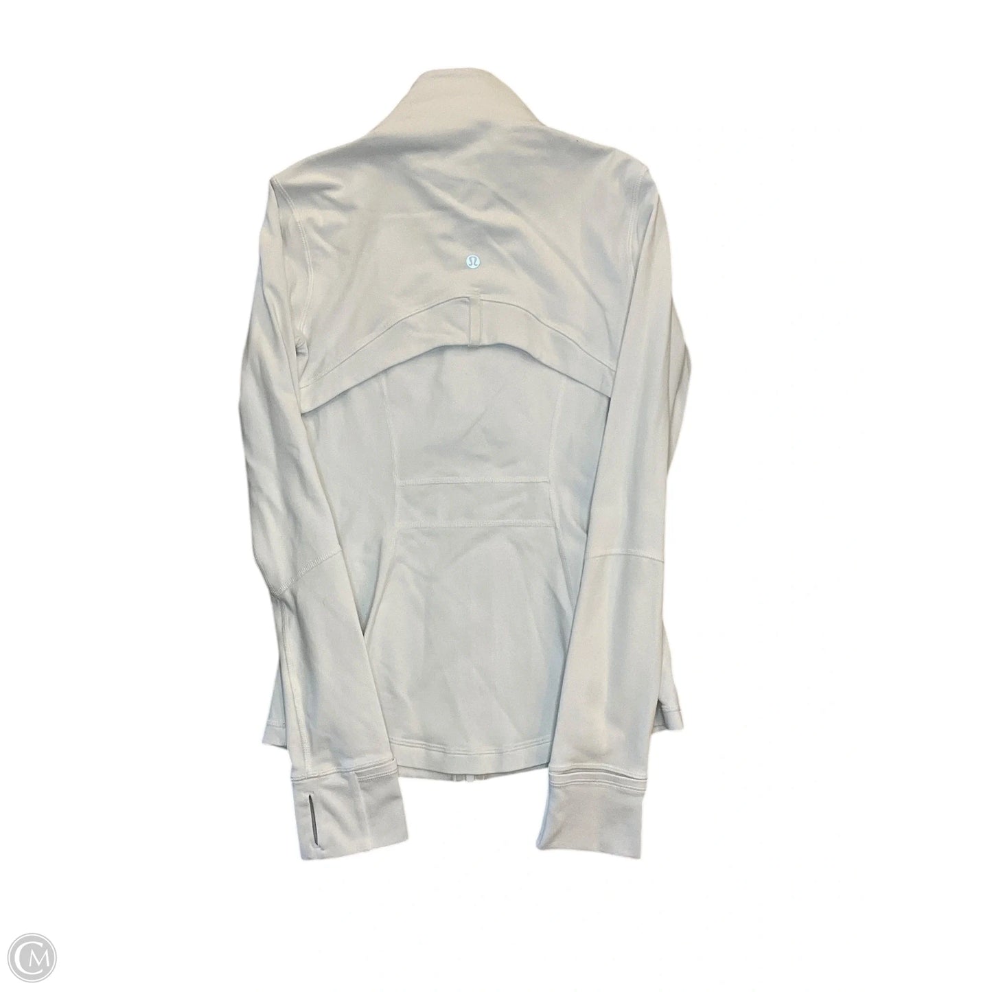 Athletic Jacket By Lululemon In White, Size: S