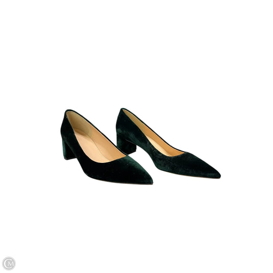 Shoes Heels Block By J. Crew In Green, Size: 8.5