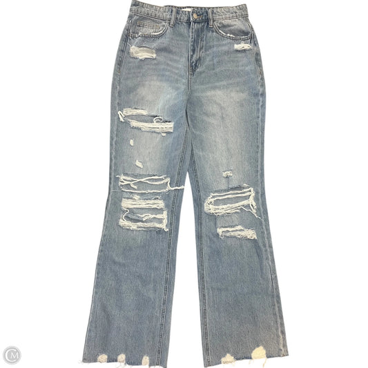 Jeans Flared By Flying Monkey In Blue Denim, Size: 6