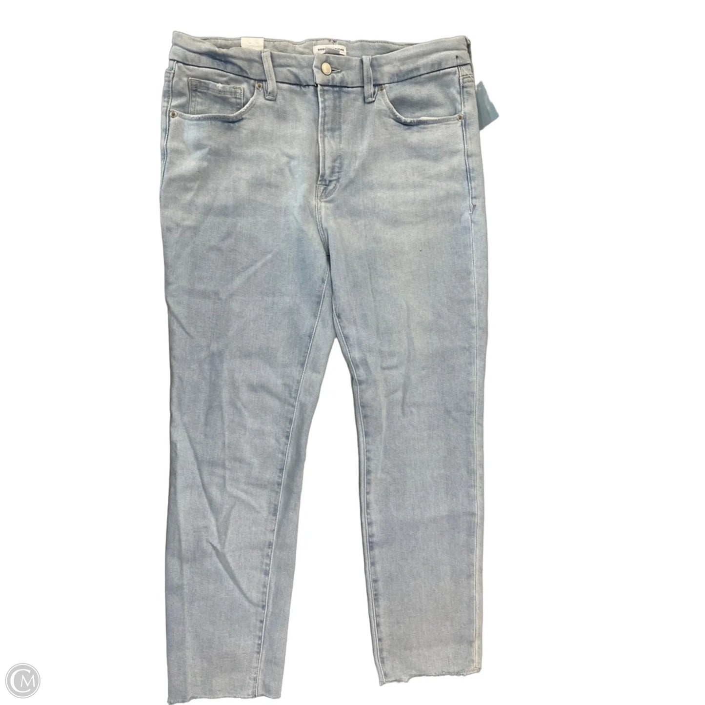 Jeans Straight By Good American In Blue, Size: 14
