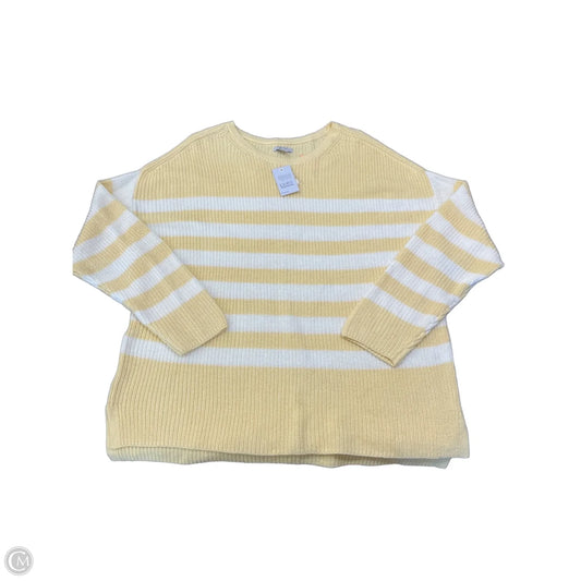 Sweater By Croft And Barrow In Yellow, Size: 2x