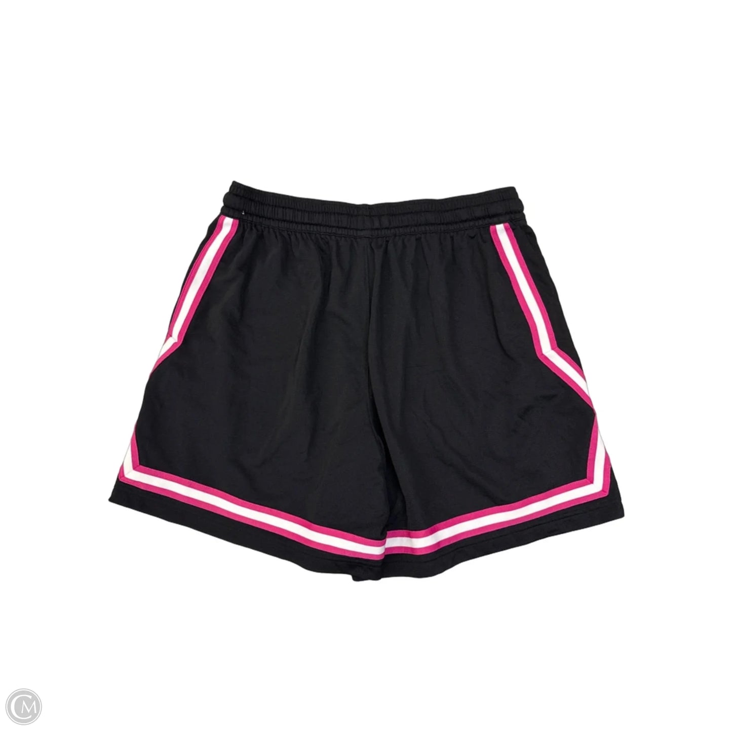 Athletic Shorts By Nike In Black & Pink, Size: L