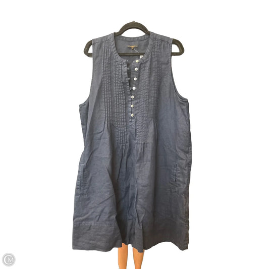 Dress Casual Short By Quince In Navy, Size: Xl