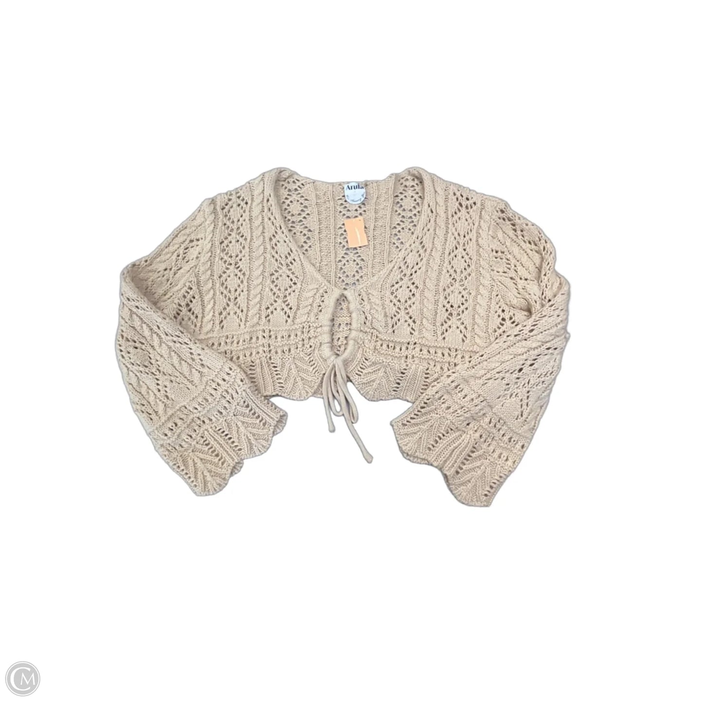 Cardigan By Arula In Tan, Size: 1x