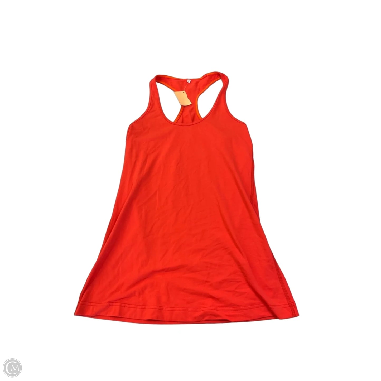 Athletic Tank Top By Lululemon In Orange, Size: M