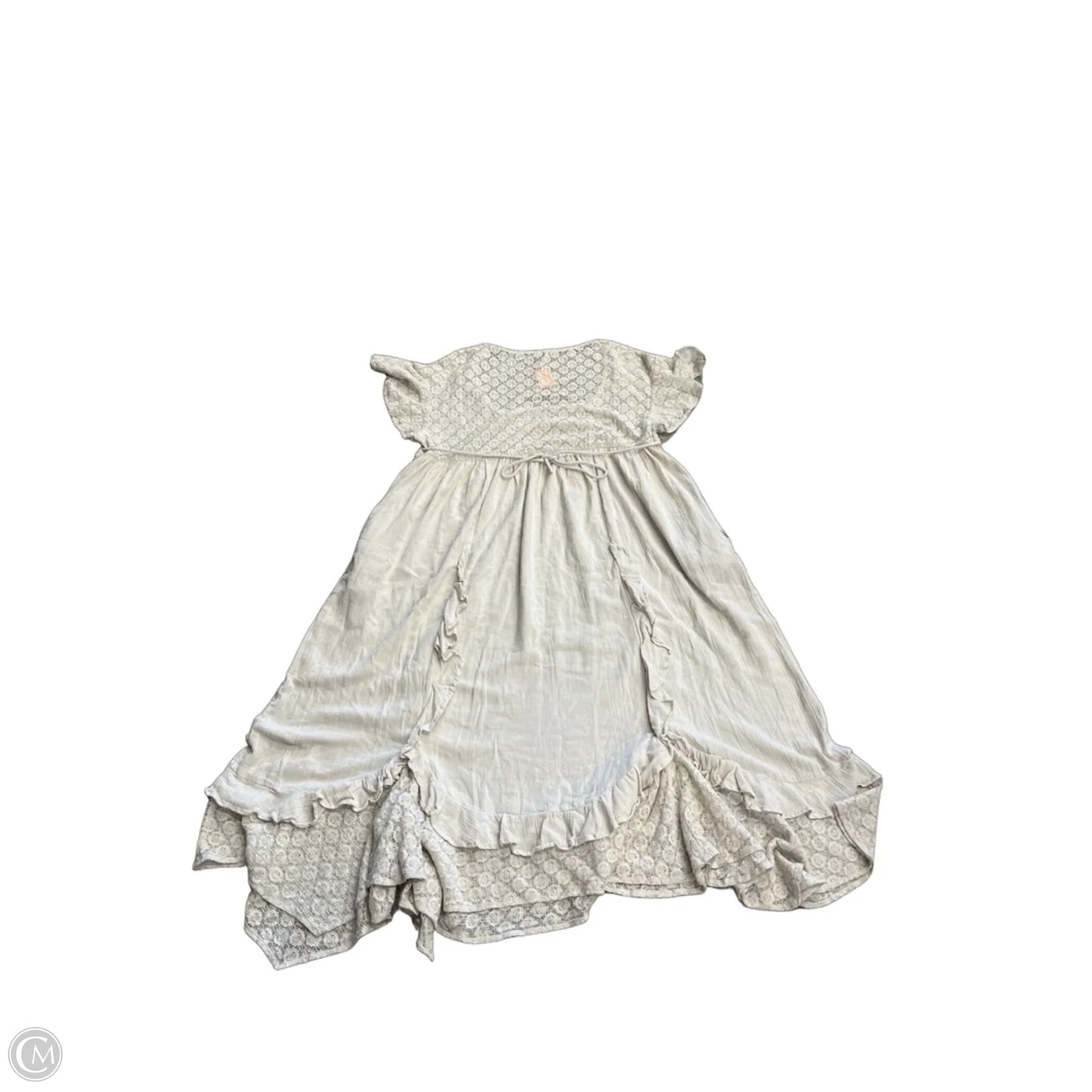 Dress Casual Maxi By Free People In Cream, Size: M