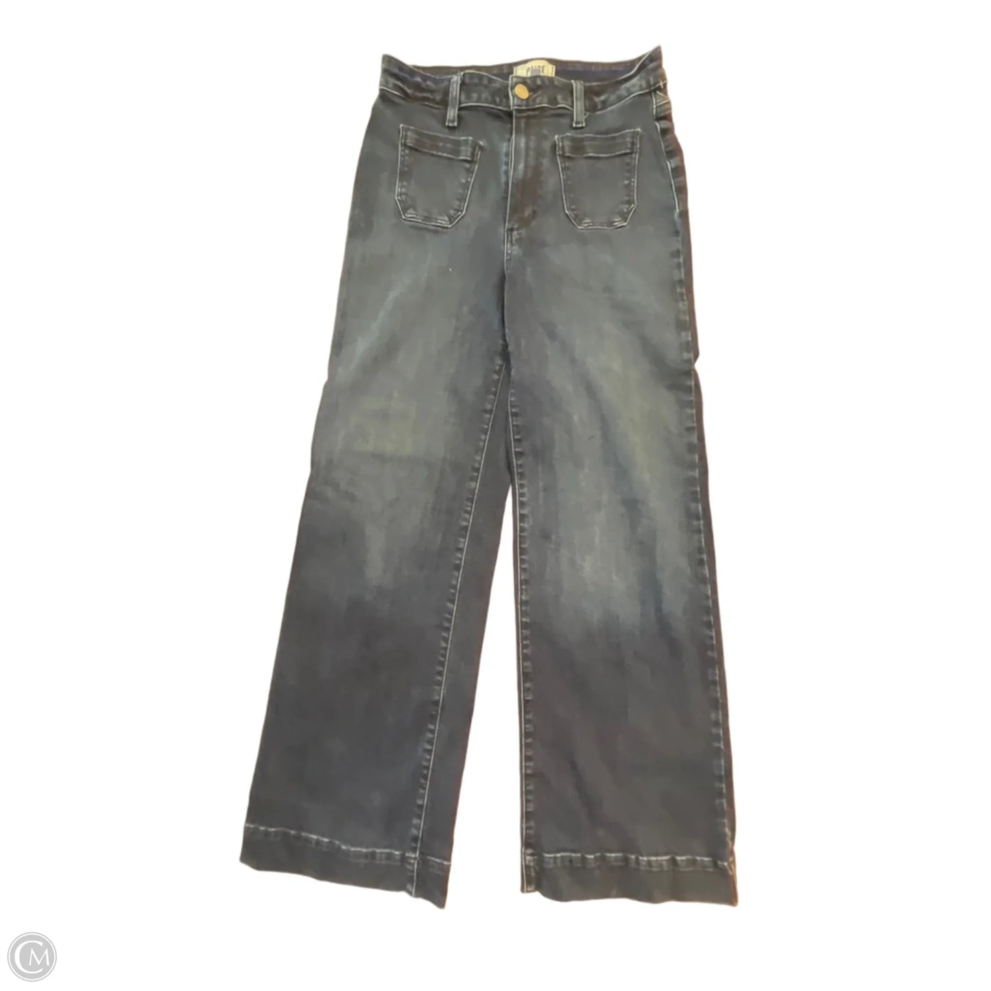 Jeans Wide Leg By Paige In Blue Denim, Size: 4