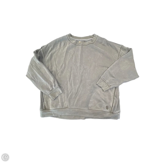 Sweatshirt Crewneck By Free People In Green, Size: M