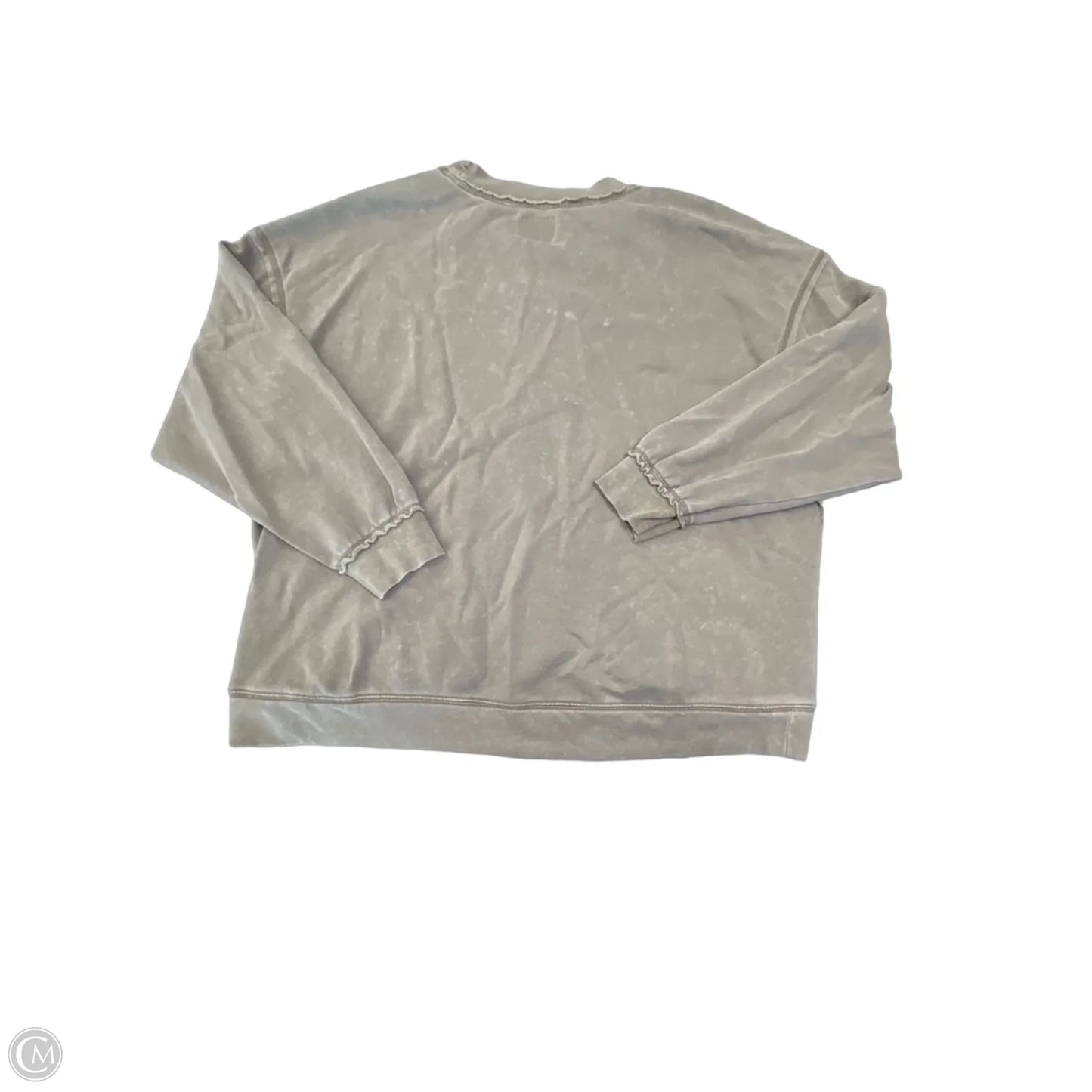 Sweatshirt Crewneck By Free People In Green, Size: M