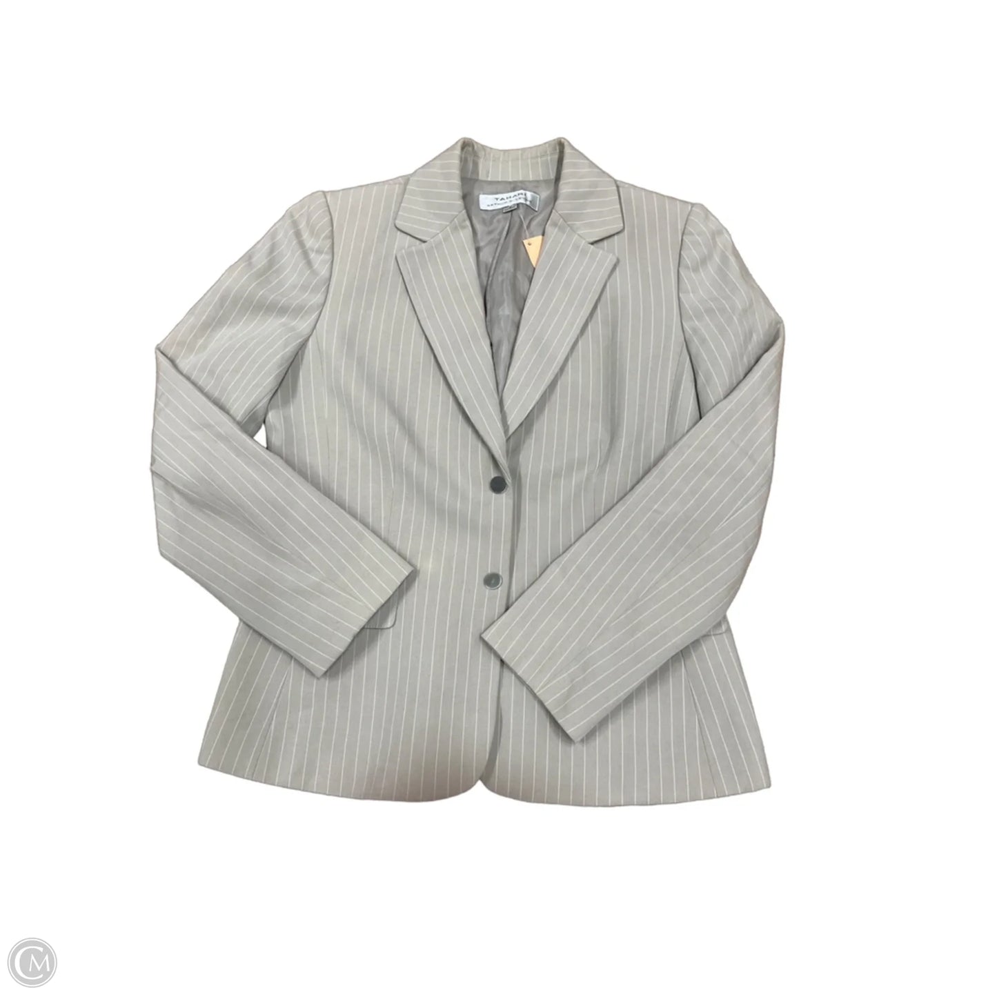 Blazer By Tahari In Tan, Size: M