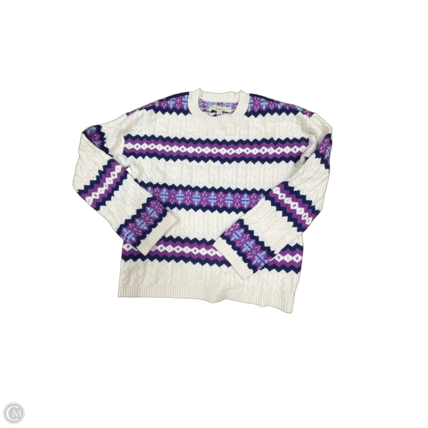 Sweater By Loft In Purple, Size: S